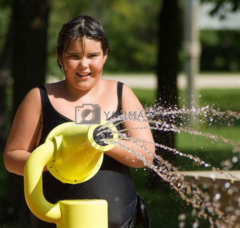 Royalty Free Image Girl Squirting Water By Dragon Fang