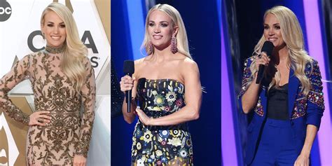 carrie underwood wears 9 different outfits at the cma