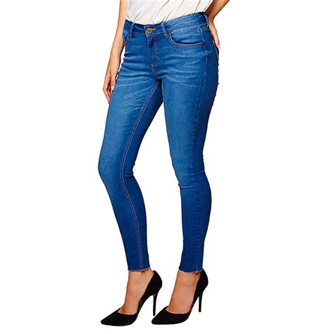 Lily Loves Raw Hem Skinny Jeans Blue Target Australia