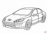 Peugeot Coloring Subaru Pages 407 Colouring Drawing Main Wrx Sketch Skip sketch template
