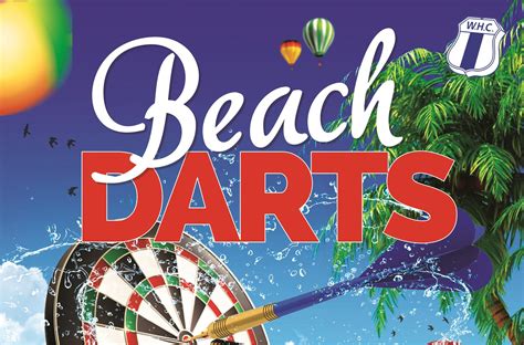 zaterdag  juli beach darts bij whc whc