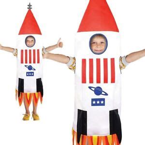 boys rocket ship costume kids girls spaceman fancy dress childs nasa