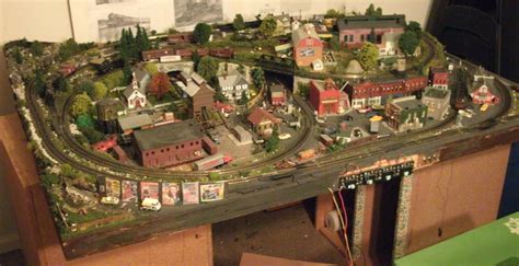 geoffs  scale model railroad layout great model trains