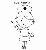 Nurse Coloring Clipart Syringe Needle Pages Nurses Kids Clip Color Chasing Kid Netart Cliparts Professions sketch template