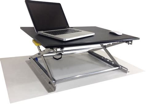 riseup standing desk adjustable  portable sit  stand desk