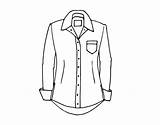 Camisa Camicia Colorir Colorare Chemise Disegni Acolore Colorier sketch template