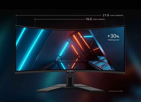 gigabyte launches gwqc   ultra wide gaming monitor techpowerup