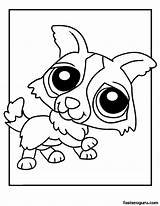 Coloring Pages Pet Shop Puppy Littlest Printable Kids Print Kitten Cute Dog Color Wolf Fastseoguru Basketball College Pets Lizard Animal sketch template