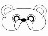 Bear Printable Masks Mask Teddy Face Maska Coloring Omalovanky Kids Templates Masky Template Fun Medvidek Karneval Eu Cut Medvěd Obr sketch template