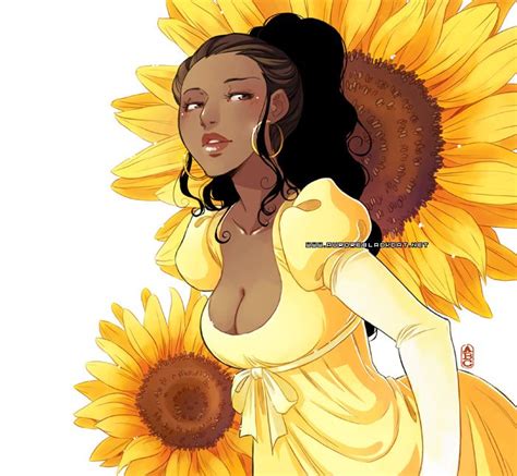 African American Cartoon Characters Girls Black Anime