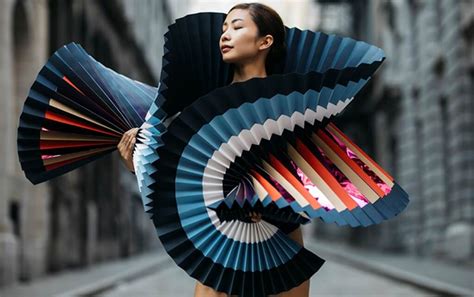 origami  paper folding technique   inspired fashion