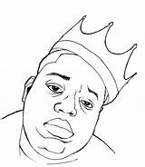 Biggie Tupac Smalls Dope Shakur Notorious Tse3 sketch template
