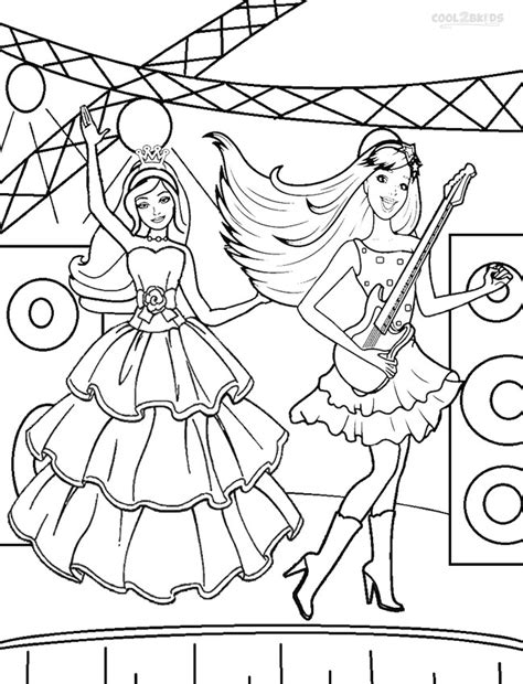 barbie princess colouring pages  png