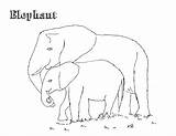 Elephant Coloring Printable Pages Kids Baby Color Drawing Cartoon Cute Bestcoloringpagesforkids Choose Board Mother sketch template