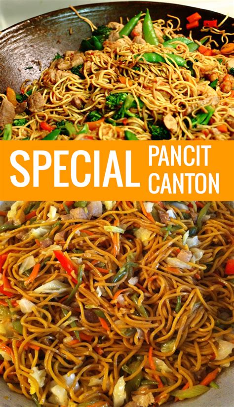 special pancit canton recipe pancit recipe pancit