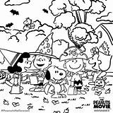 Coloring Halloween Snoopy Pages Peanuts Brown Gang Charlie Adult Movie Fall Printable Sheets Dibujos Para Colorear Colouring Color Mandalas Colorful sketch template