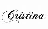 Cursiva Cristina Caligrafia Creator Femeninos sketch template