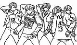 Kolorowanki Coloriage Bangtan Druku Coloriages Kolorowanka sketch template