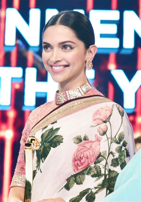 Deepika Padukone Flaunts Floral Sabyasachi Saree And Gives Us Severe Deja