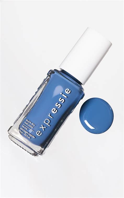 essie expressie quick dry formula blue grey nail polish 340 air dry