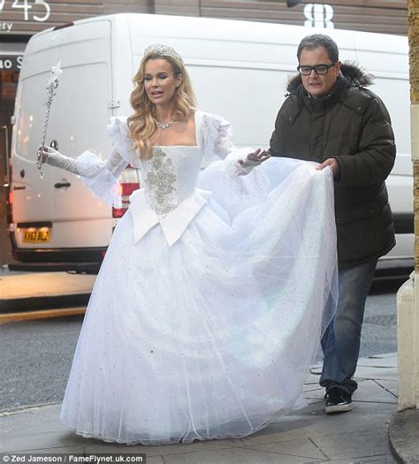 Amanda Holden Dresses As A Fairy Princess In An Ott White