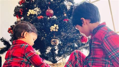 Lisa Haydons Christmas Festivities Begin With Sons Zack And Leo – India Tv