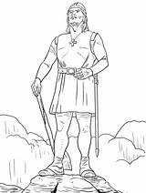 Viking Leif Erikson Noruega Supercoloring sketch template