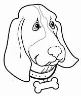 Dog Head Coloring Pages Getdrawings Getcolorings sketch template