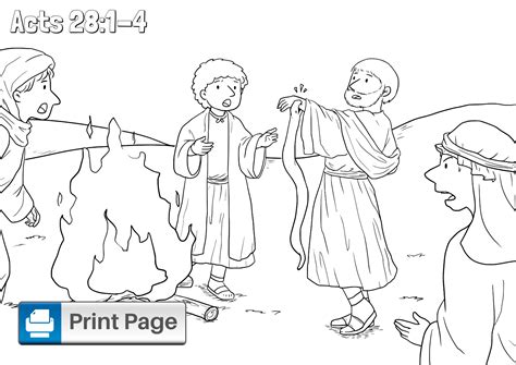 bible coloring pages paul