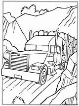 Kleurplaat Vrachtwagen Kleurplaten Vrachtwagens Topkleurplaat Aanhanger Logging Downloaden Gooseneck Camiones Voertuigen Daf Voorbeeldsjabloon Thestylishpeople sketch template