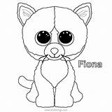 Beanie Boos Fiona Xcolorings Maddie 1100px sketch template