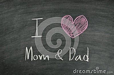 love mom dad royalty  stock images image