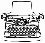 Typewriter Drawing Logo Choose Board Paper sketch template