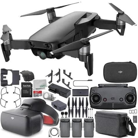 dji mavic air drone quadcopter fly  combo onyx black dji goggles racing edition