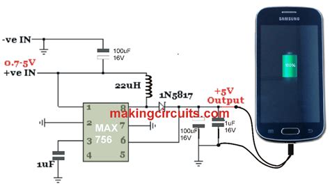 simple smartphone charger circuit