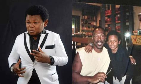 photo of osita iheme and american actor shows how close he was to