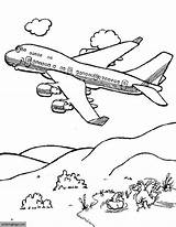 Jumbo Jet Coloring Printable Getcolorings sketch template