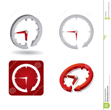 time concept abstract clock sign stock vector illustration  business abstract