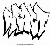 Grafiti Scritte Ausmalen Graffitis Malvorlage Diverse Misti sketch template