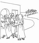 Parable Coloring Bridesmaids Ten Las Pages Diez Kids Bible Parables Virgins Parábola Jesus Vírgenes Para Virgenes Clipart Parabola School Banquet sketch template