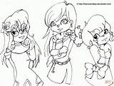 Alvin Chipmunks Coloring Pages Chipettes Simon Colouring Fanpop Printable Chipwrecked Color Popular Online sketch template