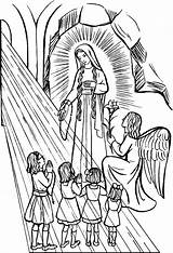 Rosary Lourdes Guadalupe Chapelet Virgen Vierge Ile Bouchard Colorir Saints Fatima Bethesda Cierge Desenhos Dessins Ccd Coloriages sketch template
