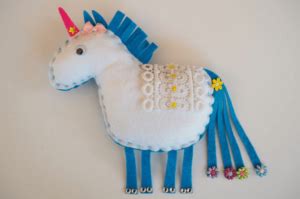 sweet unicorn sewing pattern  beginners sew  softie