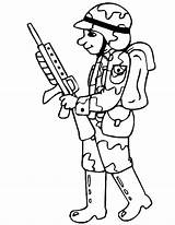 Soldier Coloring Pages Print Army Drawing Soldiers Color Printable sketch template