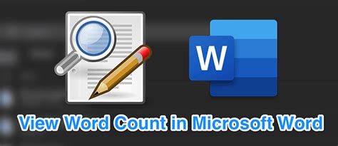 show word count  microsoft word