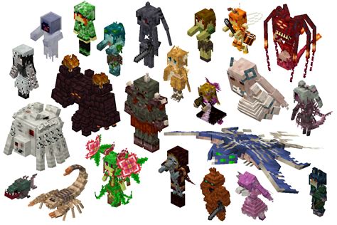 hostile mobs  girls hmag minecraft mods modpacks