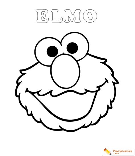 easy elmo coloring page   easy elmo coloring page