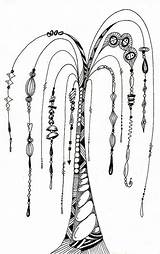 Dangles Willow Favorite Choose Board Zen Tree Zentangle Flickr Drawings sketch template