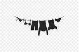 Clothesline Laundry Washing sketch template