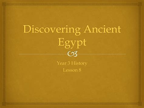 Y3 History And Geography Ancient Egypt Teaching Resources